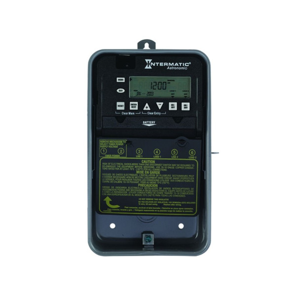 7-Day 2-Circuit Electronic Control, Astronomic