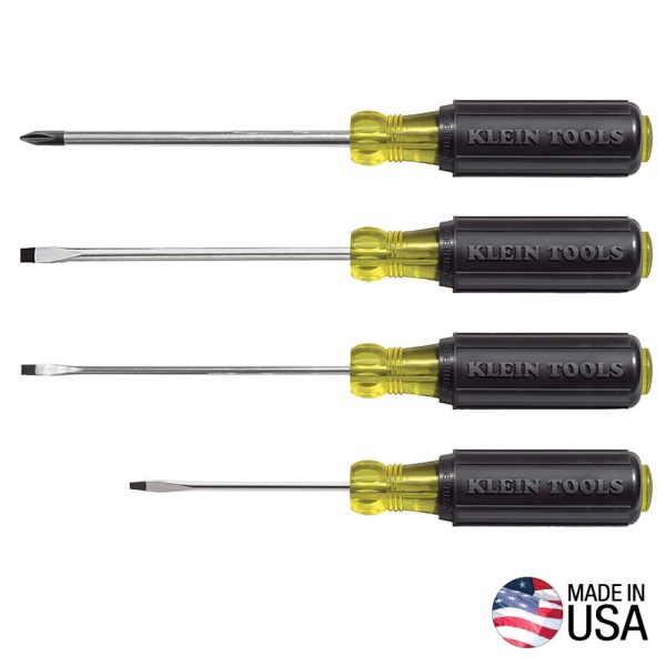 4PCS. MINI CUSH GRIP SCRW DRVR