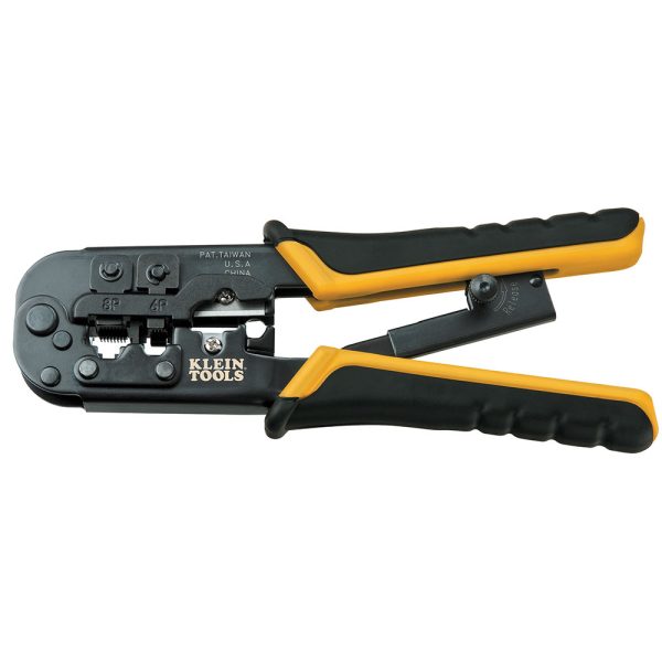 7-1/2''L Ratchet Crimper, 28 t