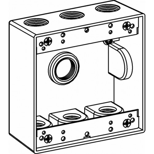 2-G W/P BOX 7 1/2'''' HUBS 2''