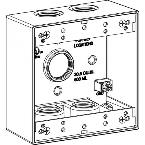 2-G W/P BOX 5 3/4'''' HUBS 2''