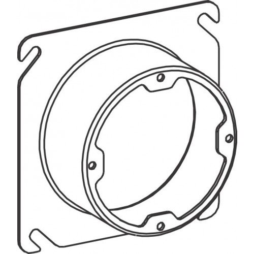 4S 1-1/2'''' RAISED STEEL PLAS