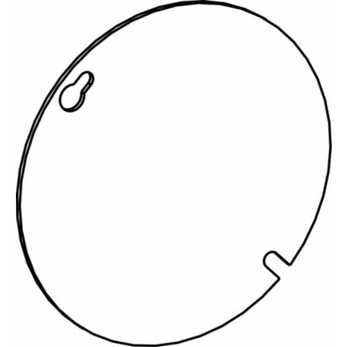 4'''' ROUND STEEL BLANK COVER