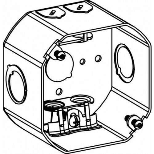 4" OCT. STEEL MC BOX 2-1/8"