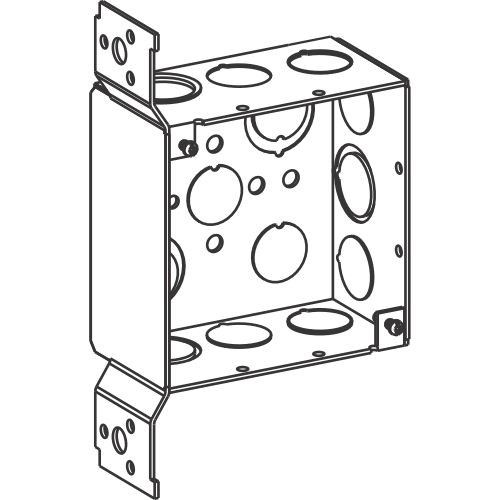 4S BOX 2-1/8" DEEP + BRACKET
