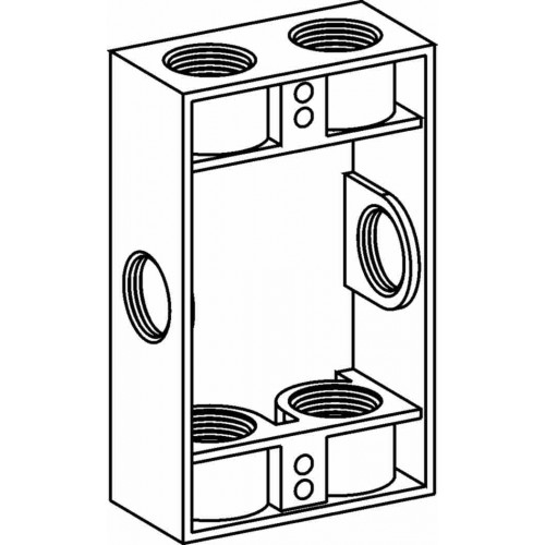 1-G W/P EXT. BOX 6 1/2'''' HUB