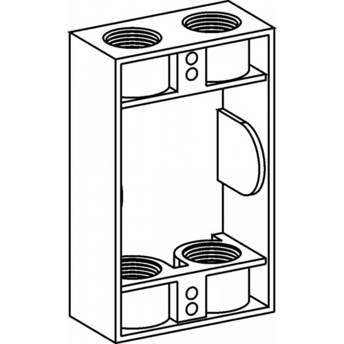 1-G W/P EXT. BOX 4 3/4'''' HUB