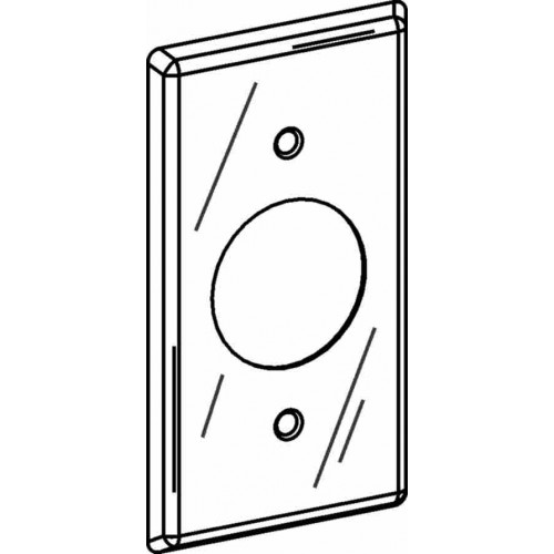 HANDY BOX COVER - SINGLE RECEP