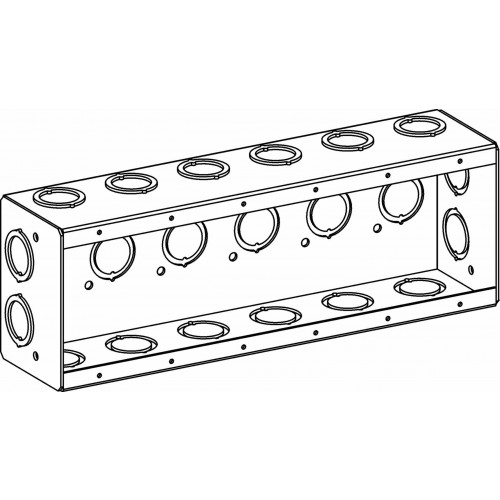 6-G MASONRY BOX 2-1/2" DEEP
