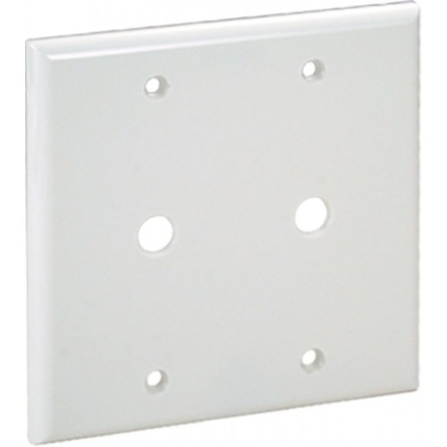 2-G WALL PLATE - TV/CABLE WHIT