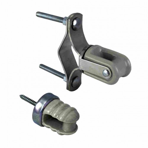 PORCELAIN WIRE HOLDER FOR MAST