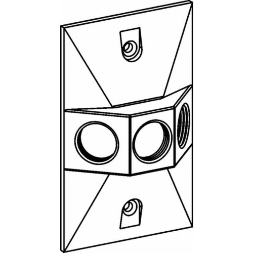 W/P RECT. COVER 3 1/2'''' THRE