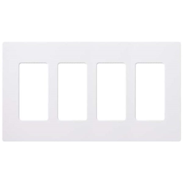 SATIN COLOR 4 GANG WALLPLATE