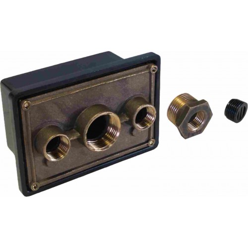 LEXAN/BRASS POOL BOX 3 1/2''''