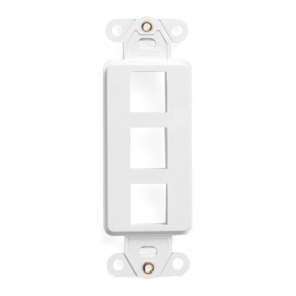 3PORT DECORA INSERT WH